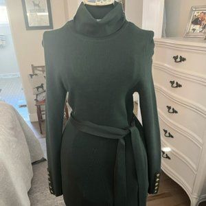 Alex Marie DRS Tabby Sweater Dress in Pine